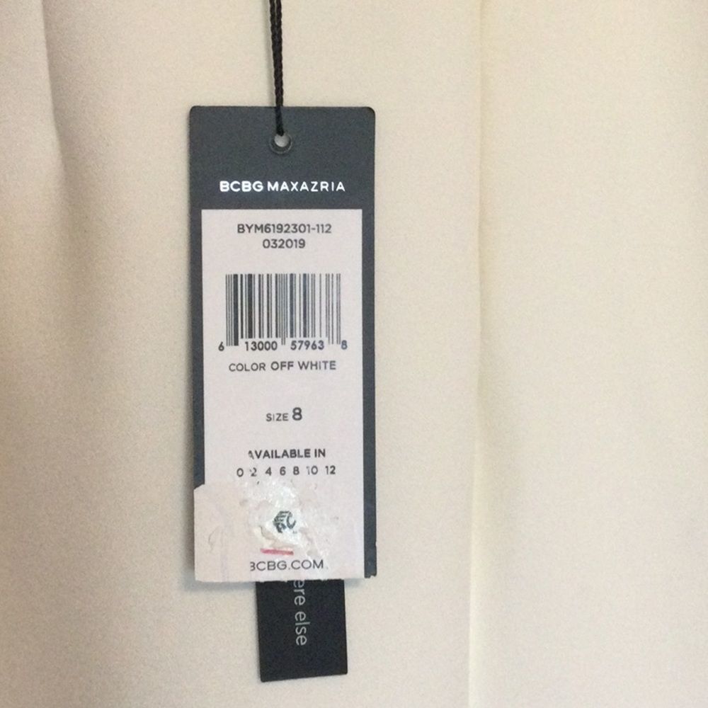 BCBGMaxAzria Racerback Cutout  Halter Gown - Picture 9 of 12